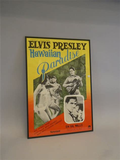 Filmaffisch Elvis Presley Hawiian Paradise M Tt X Cm