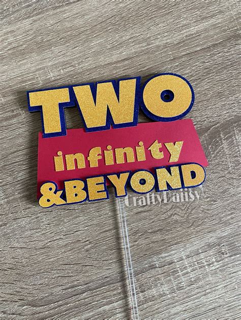 Two Infinity And Beyond Cake Topper Toy Story Toy Story Etsy