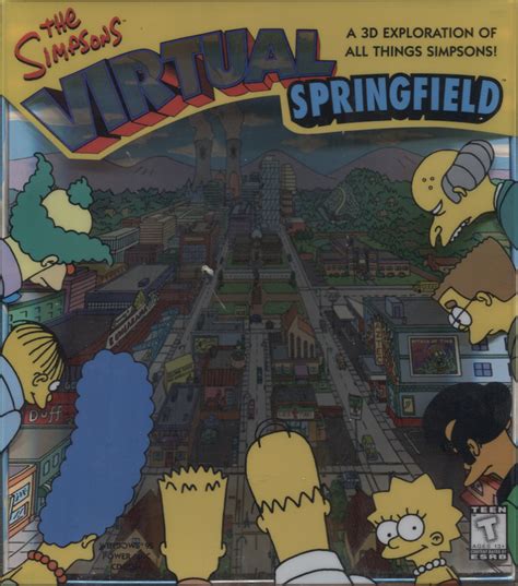 The Simpsons Virtual Springfield Software Game Computing History