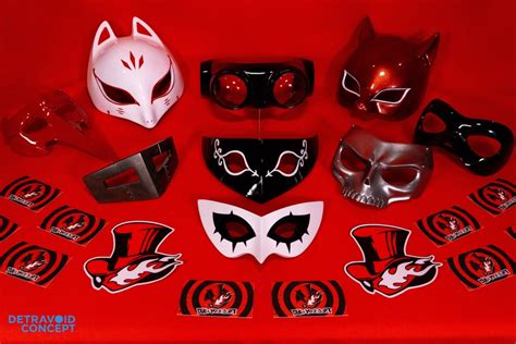 Wanted to share my Persona 5 masks I make and mention that I currently ...