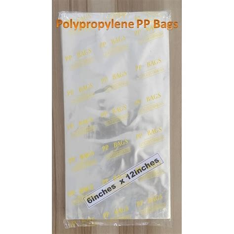 Polypropylene Pp Plastic Bags Clear Food Grade Thickness Approx