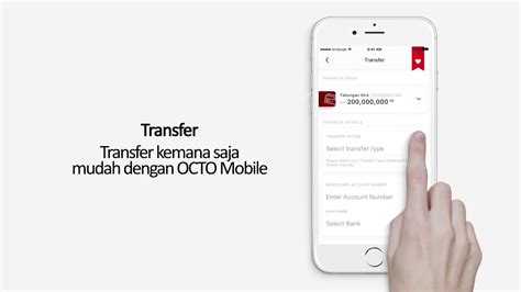 Cara Transfer Antar Bank Dengan Octo Mobile Youtube