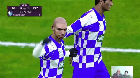 Pes Ana L G Erzurumspor Canli Yayin Ve Enes Youtube