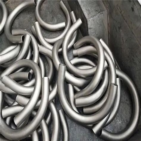 S31603 S30408 Seamless Pipe Fittings Stainless Steel Pipe Bends 12 Inch Sch40