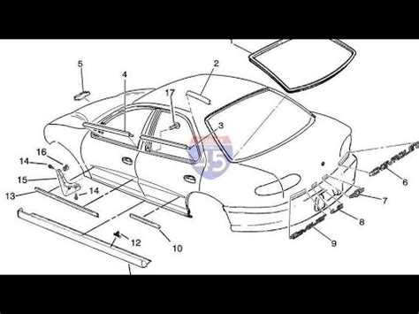 Diagrama Chevrolet Cavalier Carrocer A Interior Youtube