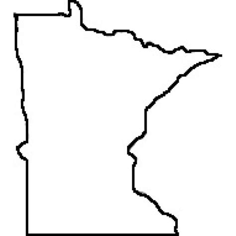 Teacher State Of Minnesota Outline Map Rubber Stamp Minnesota Outline