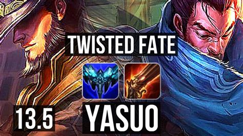 Twisted Fate Vs Yasuo Mid 32m Mastery 5110 1300 Games Rank