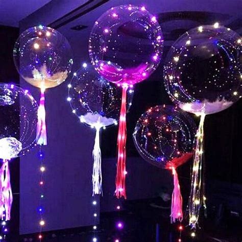 Lumineux Led Ballons D H Lium F Te De Mariage Decora D Corations De