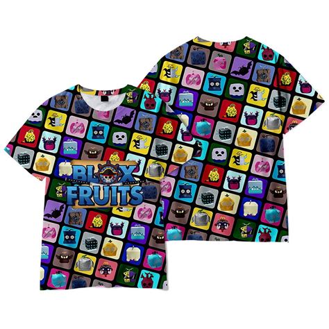 Blox Fruits Shirt Outfits For Boys Girls Kids Blox Fruits Game Costume