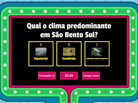 Clima E Relevo De S O Bento Do Sul Gameshow Quiz