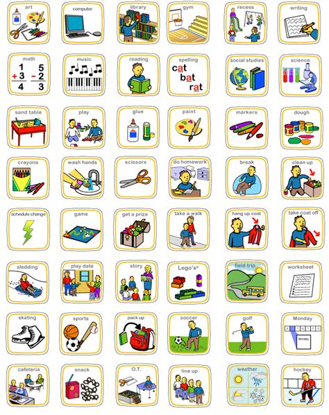 Autism Visual Schedule Printables