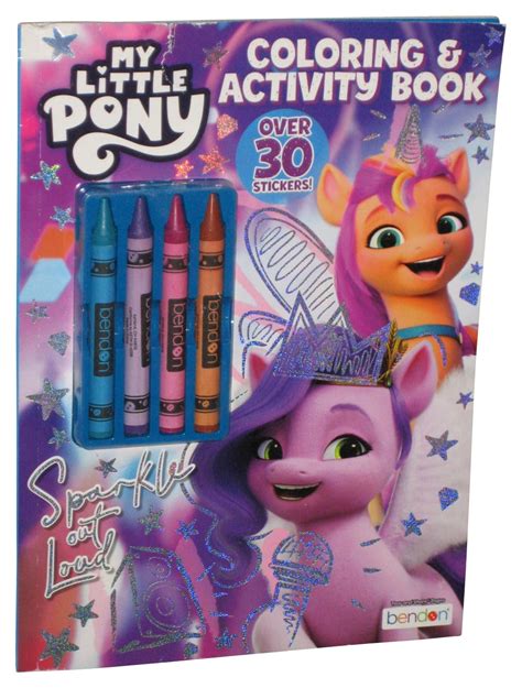 My Little Pony Bendon Coloring Sticker And Activity Book W Crayons