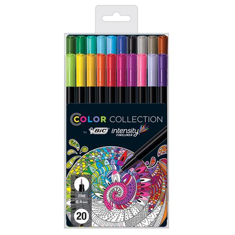 Stylos Feutres Permanents Intensity Bic Collection De Couleurs