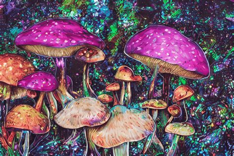 Rainbow Mushroom · Creative Fabrica