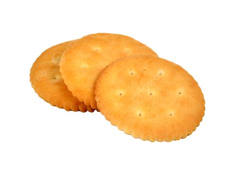 Cracker Isolated On A Over White Background Ritz Cheese Yellow Baked