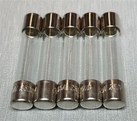 5pcs 1 5a F1 5a Glass Fuse 3ag 6mm X 32mm Fast Blow 250v Australux Ebay