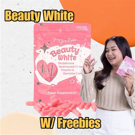 You Glow Babe Beauty White Glutathione For Slimming And Whitening Capsules Lazada PH