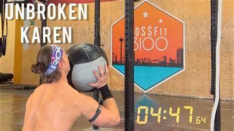 Crossfit Karen Sam Zerlik Youtube