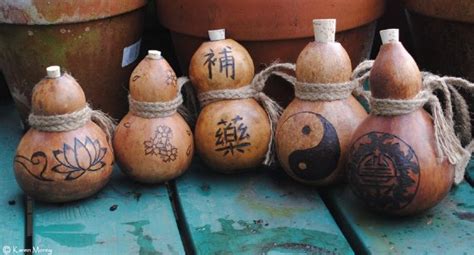 Calabazas Del Peregrino O Porongo Lagenaria Siceraria Calabazas