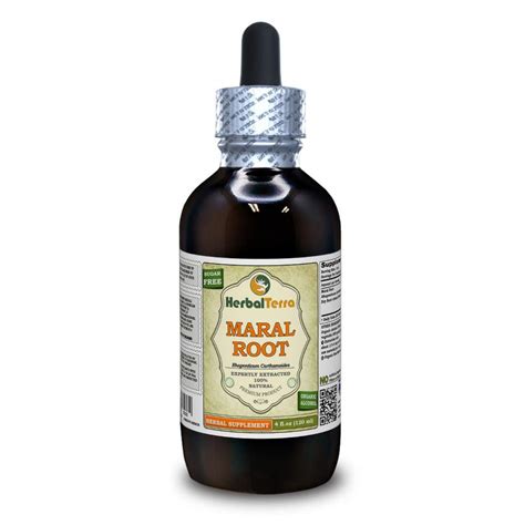 Maral Root Rhaponticum Carthamoides Tincture Organic Dried Roots