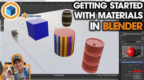 Getting Started WITH MATERIALS In Blender Blender Beginner Material