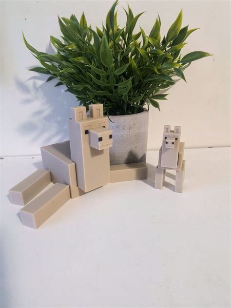 Minecraft Llama Articulated By Nismopower34 Makerworld