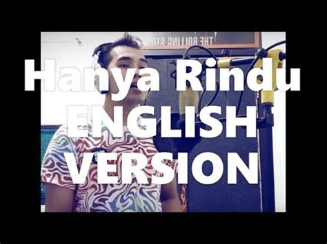 Andmesh Hanya Rindu Cover Acoustic English Version By Rizalexa