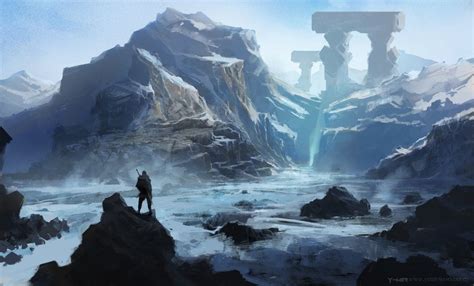 Beyond by Y-mir on DeviantArt | Fantasy landscape, Environment concept ...