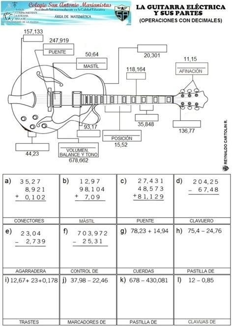 Problemas De Suma Y Resta Con Decimales Para Sexto Grado Problemas Con Numeros Decimales