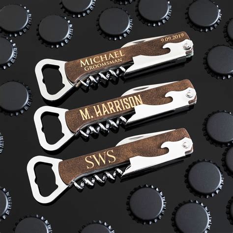 Personalized Bottle Opener Groomsmen Gift Etsy