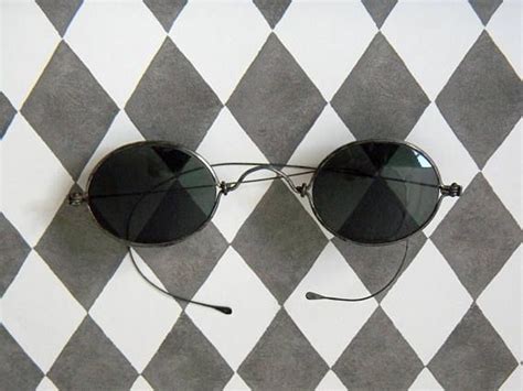 Unusual Antique Spectacle Sunglasses For The Blind Late 1800 S Victorian Era To Early 1900 S