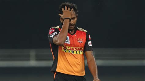 Ipl 2021 Dc Vs Srh T Natarajan Of Sunrisers Hyderabad Tests