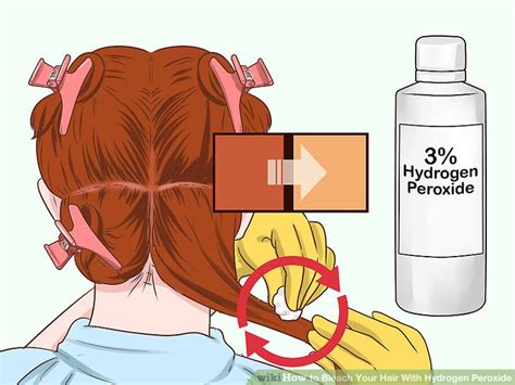 How to Bleach Your Hair With Hydrogen Peroxide (with Pictures)