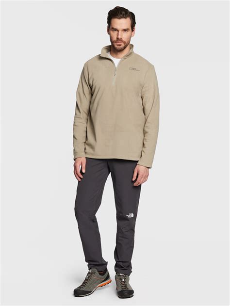 Jack Wolfskin Fleecová mikina Taunus 1709522 Zelená Regular Fit Modivo sk