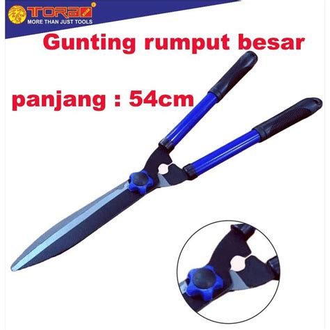 Jual Tora Gunting Rumput Besar Gagang Karet Taman Kebun Dahan