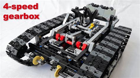 Lego Technic Tank Chassis With 4 Speed Gearbox YouTube