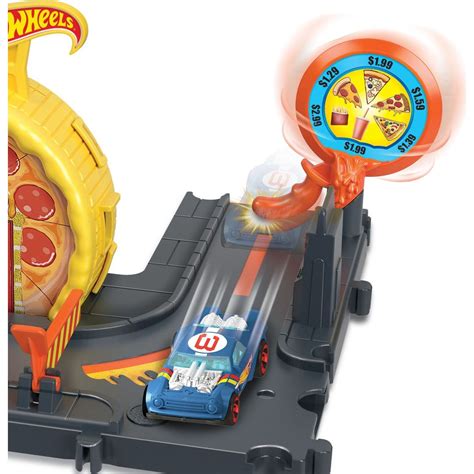 Mattel Hot Wheels City Z Bava Ve M St Speed Pizza Pick Up Max Kovy Hra Ky