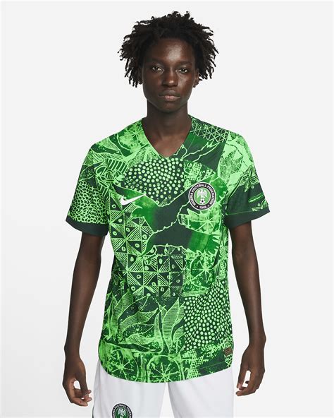 Nigeria Match Home Men S Nike Dri Fit Adv Football Shirt Nike Ch