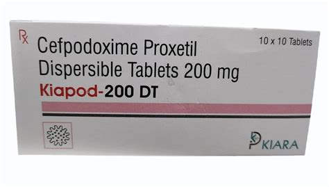 Cefpodoxime Proxetil Dispersible Tablets Packaging Size X At Rs