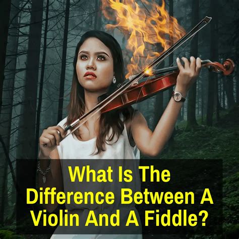 Fiddle Violin Difference