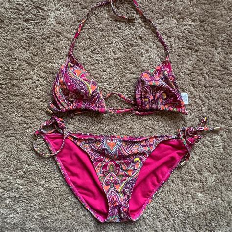 Old Navy Paisley Bikini Set Tag Says From Depop