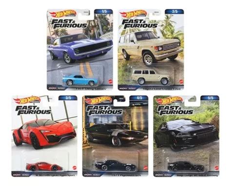 Hot Wheels Premium Fast And Furious Set Completo Frete grátis
