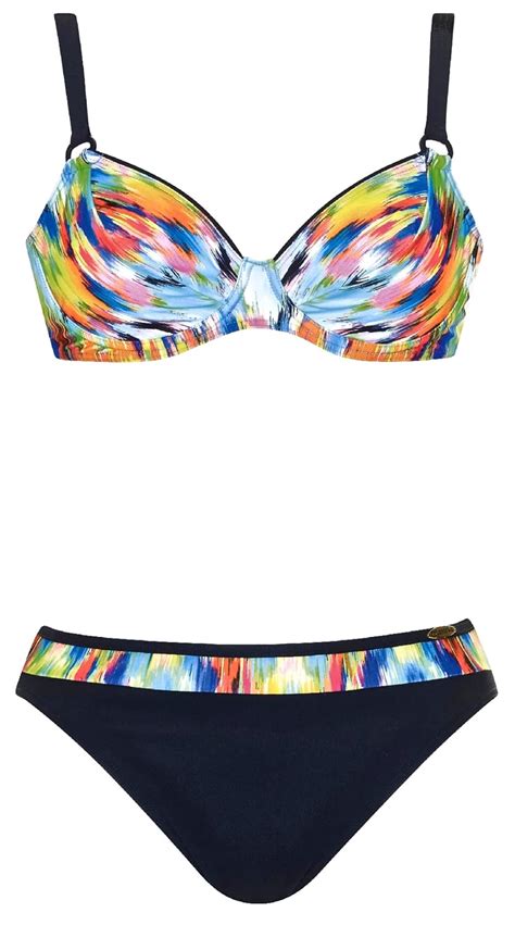 Sunflair Damen B Gel Bikini Set Painted Curl Amazon De Bekleidung