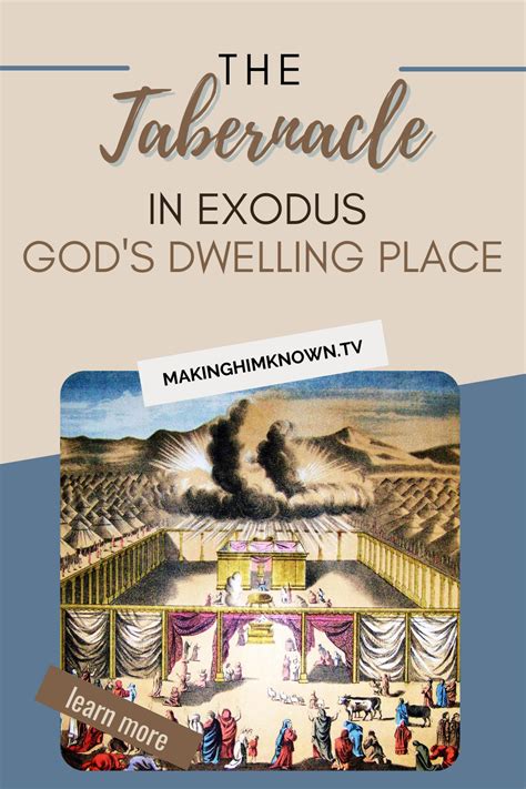 The Tabernacle In Exodus God S Dwelling Place The Tabernacle