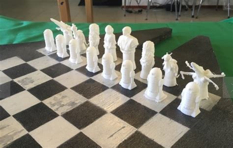 3d Stl Chess Set Model,3d Stl Files for 3d Printing, Stl for Printing, Digital Printing, Digital ...