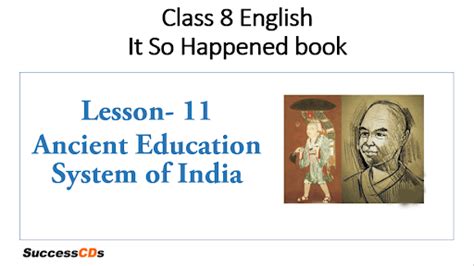 Ancient Education System Of India Class 8 Summary Explanation