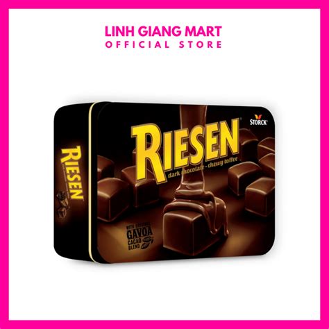 Storck Riesen Kẹo Socola Bơ Cứng Phủ Ca Cao Đen Từ Hỗn Hợp Ca Cao