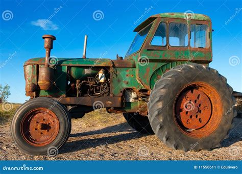 Old Rusty Tractor Stock Image Image 11550611