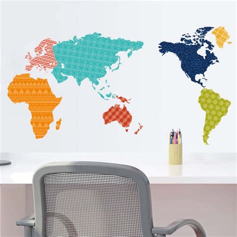 World Map Wall Sticker | HomeAdore Shop