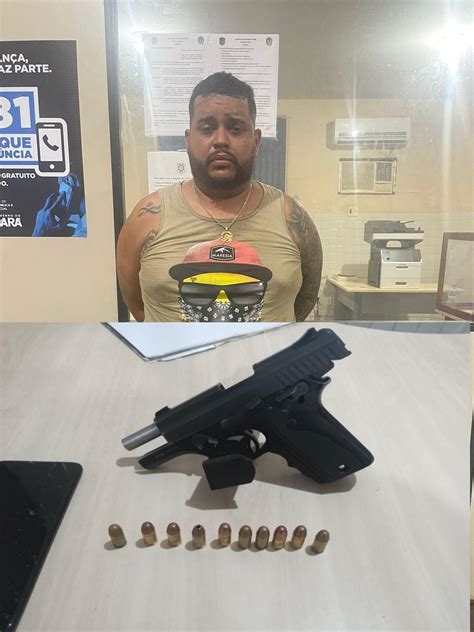 Homem J Passagens Pela Policia Preso Pela Pm Pistola